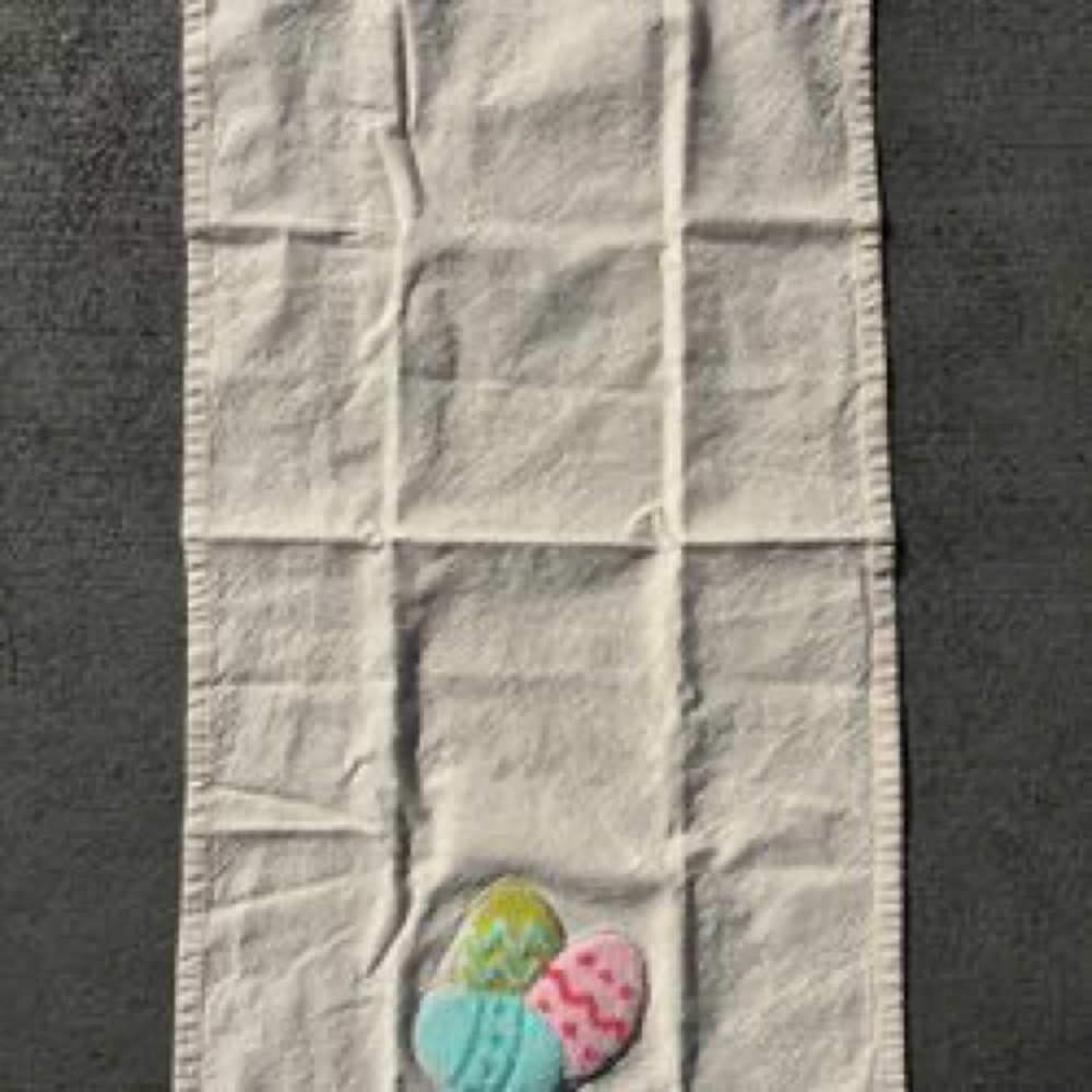 Easter Egg Embroidered Table Runner